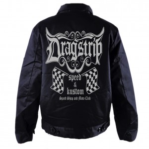 Dragstrip Clothing Mens Speed Shop Biker Jacket